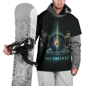 Накидка на куртку 3D с принтом Экспансия , 100% полиэстер |  | amazon | cosmos | fantastic | galaxy | planets | ship | space | stars | the expanse | амазон | галактика | звезды | корабль | космос | планеты | пространство | сериалы | фантастика | экспансия