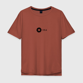 Мужская футболка хлопок Oversize с принтом Диафрагма в Петрозаводске, 100% хлопок | свободный крой, круглый ворот, “спинка” длиннее передней части | aperture | minimalism | photo | диафрагма | минимализм | настройки | фотограф