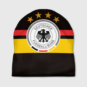 Шапка 3D с принтом СБОРНАЯ ГЕРМАНИИ в Курске, 100% полиэстер | универсальный размер, печать по всей поверхности изделия | flag | football | germany | logo | sport | team | германия | логотип | сборная | спорт | флаг | футбол