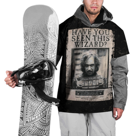 Накидка на куртку 3D с принтом Sirius Black в Тюмени, 100% полиэстер |  | black | sirius | vdzajul | блэк | гарри | поттер | сириус