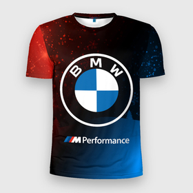 Мужская футболка 3D Slim с принтом BMW   Снежный в Екатеринбурге, 100% полиэстер с улучшенными характеристиками | приталенный силуэт, круглая горловина, широкие плечи, сужается к линии бедра | 2020 | auto | b m w | bmv | bmw | car | logo | moto | performance | power | series | sport | авто | б м в | бмв | год | игра | игры | иьц | лого | логотип | марка | машина | мото | мотоцикл | новогодний | новый | павер | перфоманс | серии |