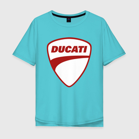 Мужская футболка хлопок Oversize с принтом Ducati Logo (Z) , 100% хлопок | свободный крой, круглый ворот, “спинка” длиннее передней части | audi | audi ag | corse | ducati | ducati corse | ducati motor holding | hypermotard | multistrada | panigale | scrambler | streetfighter | supersport | дукати | массимо борди | мото | фабио тальони