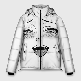 Мужская зимняя куртка 3D с принтом ахегао в Екатеринбурге, верх — 100% полиэстер; подкладка — 100% полиэстер; утеплитель — 100% полиэстер | длина ниже бедра, свободный силуэт Оверсайз. Есть воротник-стойка, отстегивающийся капюшон и ветрозащитная планка. 

Боковые карманы с листочкой на кнопках и внутренний карман на молнии. | аниме | ахегао | девушка | лицо | язык