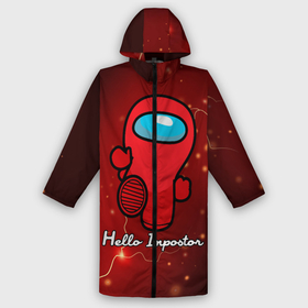 Дождевик унисекс 3D с принтом Hello Impostor. в Ухте,  |  | among us | hello | hello impostor | impostor | there is impostor among us | амонг ус | игра | мем | предатель | предатель среди нас | самозванец | среди нас