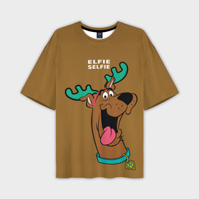Мужская футболка OVERSIZE 3D с принтом Elfie   Selfie ,  |  | 005850 | scooby doo | shaggy | vdkotan | велма | дафна | скуби | скуби ду | шэгги