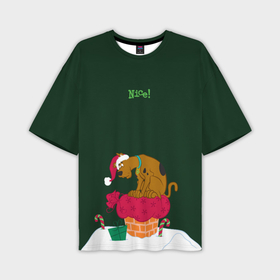Мужская футболка OVERSIZE 3D с принтом Nice в Тюмени,  |  | 005850 | scooby doo | shaggy | vdkotan | велма | дафна | скуби | скуби ду | шэгги