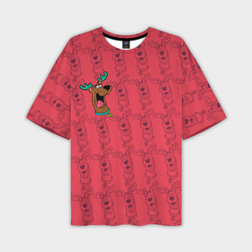 Мужская футболка OVERSIZE 3D с принтом Scooby Doo ,  |  | 005850 | scooby doo | shaggy | vdkotan | велма | дафна | скуби | скуби ду | шэгги