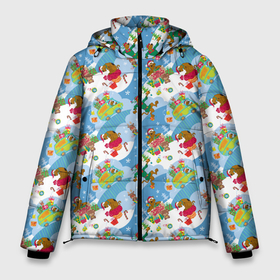 Мужская зимняя куртка 3D с принтом X-Mas в Белгороде, верх — 100% полиэстер; подкладка — 100% полиэстер; утеплитель — 100% полиэстер | длина ниже бедра, свободный силуэт Оверсайз. Есть воротник-стойка, отстегивающийся капюшон и ветрозащитная планка. 

Боковые карманы с листочкой на кнопках и внутренний карман на молнии. | Тематика изображения на принте: 005850 | scooby doo | shaggy | vdkotan | велма | дафна | скуби | скуби ду | шэгги