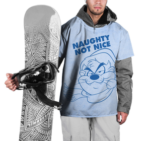 Накидка на куртку 3D с принтом Naughty not nice в Тюмени, 100% полиэстер |  | Тематика изображения на принте: devil | looney | tasmanian | tunes | vdzajul | дьявол | тасманский