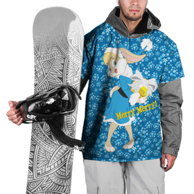 Накидка на куртку 3D с принтом Kooky Christmas в Тюмени, 100% полиэстер |  | Тематика изображения на принте: bunny | lola | looney | tunes | vdzajul | бани | банни | лола