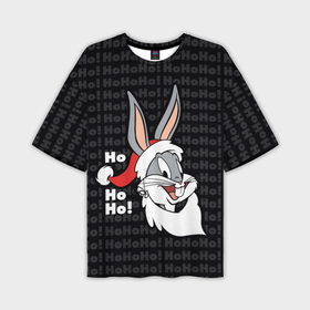 Мужская футболка OVERSIZE 3D с принтом Ho в Тюмени,  |  | bugs | bunny | looney | tunes | vdzajul | багз | бани | банни