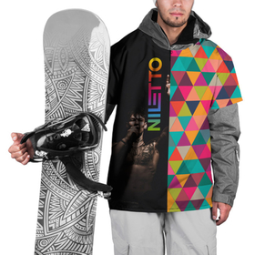 Накидка на куртку 3D с принтом NILETTO в Тюмени, 100% полиэстер |  | Тематика изображения на принте: niletto | данил прытков | краски | музыка | нилетто | популярное