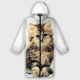 Дождевик унисекс 3D с принтом котёнок в городе Новоалтайск,  |  | cute kitten | kitten | котёнок | красивый котёнок | милый котёнок