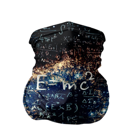 Бандана-труба 3D с принтом Формула Вселенной в Курске, 100% полиэстер, ткань с особыми свойствами — Activecool | плотность 150‒180 г/м2; хорошо тянется, но сохраняет форму | Тематика изображения на принте: альберт эйнштейн | астрономия | звезды | космос | наука | небо | созвездия | теория большого взрыва | формулы | эйнштейн