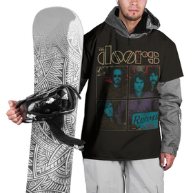 Накидка на куртку 3D с принтом The Doors в Петрозаводске, 100% полиэстер |  | group | jim morrison | rock | the doors | джим моррисон | зэ дорс | классика | рок | рок группа