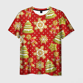 Мужская футболка 3D с принтом С Новым Годом в Белгороде, 100% полиэфир | прямой крой, круглый вырез горловины, длина до линии бедер | 2020 | 2021 | christmas | new year | бык | год быка | дед мороз | елка | зима | новый год | подарки | праздник | рождество | с новым годом | санта | свитер | снег | снежинки