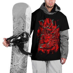 Накидка на куртку 3D с принтом Death Samurai , 100% полиэстер |  | 2077 | art | blood | cyber | cyberpunk | dead | death | demon | japan | mask | ninja | oni | samurai | shadow | shogun | tokyo | warior | арт | воин | война | демон | катана | кибер | киберпанк | кровь | маска | мертвый | ниндзя | путь | самурай