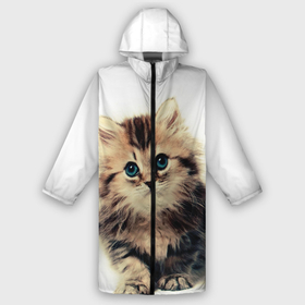 Дождевик унисекс 3D с принтом катёнок в городе Новоалтайск,  |  | cute kitten | kitten | котёнок | красивый котёнок | милый котёнок