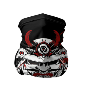 Бандана-труба 3D с принтом Самурай Маска в Белгороде, 100% полиэстер, ткань с особыми свойствами — Activecool | плотность 150‒180 г/м2; хорошо тянется, но сохраняет форму | cyberpunk 2077 | ninja | samurai | киберпанк | маска самурая | путь война | самурай | сёгун | семь самураев | токио | чёрный самурай | японский самурай