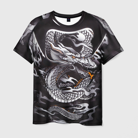 Мужская футболка 3D с принтом Самурай , 100% полиэфир | прямой крой, круглый вырез горловины, длина до линии бедер | буси | воины рыцари | сабурау | самурай