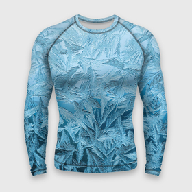 Мужской рашгард 3D с принтом Иней в Екатеринбурге,  |  | абстрактные | абстрактный | абстракция | зима | зимние | зимний | изморозь | иней | лёд | льды | мороз | новый год | холод