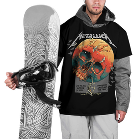 Накидка на куртку 3D с принтом Metallica , 100% полиэстер |  | metal | metallica | rock | джеймс хэтфилд | классика | легенда | метал | металлика | популярное | рок | рокгруппа