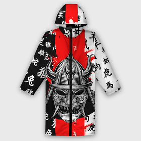 Дождевик унисекс 3D с принтом САМУРАЙ в городе Новоалтайск,  |  | ninja | oni | samurai | shogun | путь воина. | самурай | самурай на коне | сёгун | токио | харакири | чёрный самурай | японский самурай