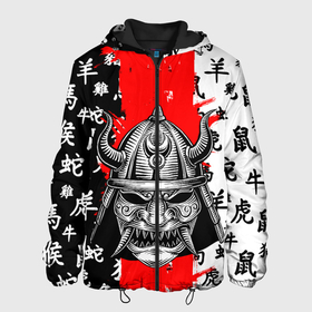 Мужская куртка 3D с принтом САМУРАЙ , ткань верха — 100% полиэстер, подклад — флис | прямой крой, подол и капюшон оформлены резинкой с фиксаторами, два кармана без застежек по бокам, один большой потайной карман на груди. Карман на груди застегивается на липучку | ninja | oni | samurai | shogun | путь воина. | самурай | самурай на коне | сёгун | токио | харакири | чёрный самурай | японский самурай