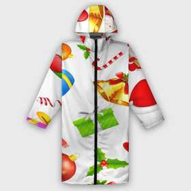 Дождевик унисекс 3D с принтом Новый год в городе Новоалтайск,  |  | 2020 | background | holiday | new year | rat | гирлянда | елка | елочки | зима | новый год | праздник | рождество | синий | снег | снежинки | текстура | фон