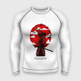 Мужской рашгард 3D с принтом Samurai в Белгороде,  |  | cyberpank | ninja | oni | samurai | shadow | демон | киберпанк | маска самурая | нет рая для самурая | ниндзя | путь война | самурай | сёгун | тень | харакири | японский самурай