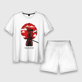 Мужской костюм с шортами 3D с принтом Samurai ,  |  | cyberpank | ninja | oni | samurai | shadow | демон | киберпанк | маска самурая | нет рая для самурая | ниндзя | путь война | самурай | сёгун | тень | харакири | японский самурай