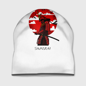 Шапка 3D с принтом Samurai в Кировске, 100% полиэстер | универсальный размер, печать по всей поверхности изделия | cyberpank | ninja | oni | samurai | shadow | демон | киберпанк | маска самурая | нет рая для самурая | ниндзя | путь война | самурай | сёгун | тень | харакири | японский самурай