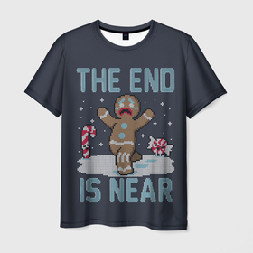 Мужская футболка 3D с принтом Пряник , 100% полиэфир | прямой крой, круглый вырез горловины, длина до линии бедер | christmas | cookies | deer | hate | madafakas | new | santa | snow | ugly | year | вязаный | год | дед | клаус | мороз | новогоднему | новый | олень | печенье | печенька | печеньки | печенюшка | по | пряник | рождество | санта | свитер