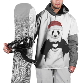 Накидка на куртку 3D с принтом Панда Клаус в Тюмени, 100% полиэстер |  | 2021 | 21 | 2k21 | 2к21 | chrystmas | happy | marry | new | panda | santa | snow | winter | xmas | year | год | годом | дед | елка | елки | клаус | лес | мороз | настроение | новогоднее | новогоднему | новый | новым | панда | по | рождество | с