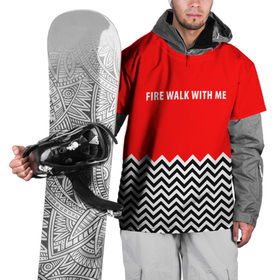 Накидка на куртку 3D с принтом Twin Peaks в Екатеринбурге, 100% полиэстер |  | Тематика изображения на принте: twin peaks | агент купер | девид линч | дейл | лора палмер | огонь иди за мной | одри хорн | совы не то чем кажутся | твин пикс
