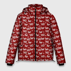 Мужская зимняя куртка 3D с принтом Х0-Хо-Хо в Новосибирске, верх — 100% полиэстер; подкладка — 100% полиэстер; утеплитель — 100% полиэстер | длина ниже бедра, свободный силуэт Оверсайз. Есть воротник-стойка, отстегивающийся капюшон и ветрозащитная планка. 

Боковые карманы с листочкой на кнопках и внутренний карман на молнии. | christmas | merry christmas | дед мороз | ёлка | зима | мороз | новый год | подарок | праздник | рождество | с новым годом | санта клаус | снегурочка | снежинки