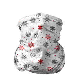 Бандана-труба 3D с принтом Снежинки в Петрозаводске, 100% полиэстер, ткань с особыми свойствами — Activecool | плотность 150‒180 г/м2; хорошо тянется, но сохраняет форму | merry christmas | дед мороз | ёлка | зима | мороз | новый год | подарок | праздник | рождество | с новым годом | санта клаус | снег | снеговик | снегурочка | снежинки | снежные узоры | узоры