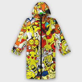 Дождевик унисекс 3D с принтом ПОКЕМОНЫ в городе Новоалтайск,  |  | pikachu | pokemon | pokemon go | pokemon going. | pokemons | детектив пикачу | пикачу | пикачу фильм | покемон | покемон го
