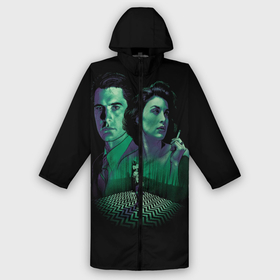 Дождевик унисекс 3D с принтом Твин пикс в Ухте,  |  | dale cooper | lora palmer | serial | twin peaks | дейл купер | лора палмер | сериал | твин пикс