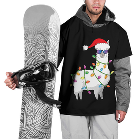 Накидка на куртку 3D с принтом Рождественская Лама в Тюмени, 100% полиэстер |  | Тематика изображения на принте: 2021 | 21 | 2k21 | 2к21 | chrystmas | lama | marry | new | santa | snow | xmas | year | год | годом | дед | елка | елки | клаус | лама | лес | мороз | настроение | новогоднее | новогоднему | новый | новым | по | рождество | с | санта | снег