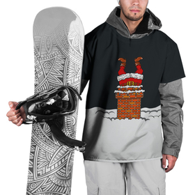 Накидка на куртку 3D с принтом С Новым Годом! в Тюмени, 100% полиэстер |  | christmas | merry christmas | дед мороз | ёлка | зима | мороз | новый год | подарок | праздник | рождество | с новым годом | санта клаус | снегурочка | снежинки
