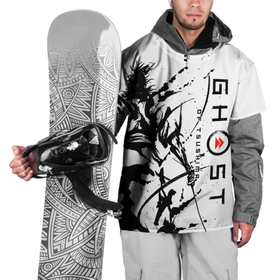 Накидка на куртку 3D с принтом Ghost of Tsushima , 100% полиэстер |  | Тематика изображения на принте: ghost of tsushima | samurai | игры | призрак цусимы | самурай | япония