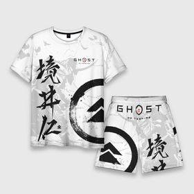 Мужской костюм с шортами 3D с принтом Ghost of Tsushima в Тюмени,  |  | ghost of tsushima | samurai | игры | призрак цусимы | самурай | япония
