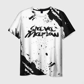 Мужская футболка 3D с принтом Slava marlow в Кировске, 100% полиэфир | прямой крой, круглый вырез горловины, длина до линии бедер | rap | slava marlow | артём готлиб | видеоблогер и рэпер | российский музыкальный продюсер | рэп | слава марлоу