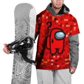 Накидка на куртку 3D с принтом Pixel Among Us в Екатеринбурге, 100% полиэстер |  | among us | impostor | mem | pixel | red | амонг ас | вопрос | вопросительный знак | знак вопроса | импостер | импостор | космический | космонавт | мемы | персонажи игр | пиксельный | предатель | пришелец | самозванец
