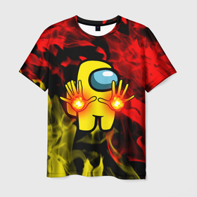 Мужская футболка 3D с принтом Маг огня 
