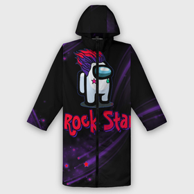 Дождевик унисекс 3D с принтом Among Us Rock Star в городе Новоалтайск,  |  | 2021 | among us | impostor | space mafia | sus.puffballs united | амонг ас | амонг единорог | в космосе | гринч | импостор | инопланетяне | инопланетянин | новогодний амонг ас | ракета | с новым годом | самозванец | среди нас