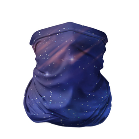 Бандана-труба 3D с принтом Звёздное небо в Петрозаводске, 100% полиэстер, ткань с особыми свойствами — Activecool | плотность 150‒180 г/м2; хорошо тянется, но сохраняет форму | арт | звезда | звёзды | космос | небо | ночное небо | ночь | облако | рисунок | сияние | туманность | яркие цвета