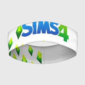 Повязка на голову 3D с принтом THE SIMS 4 в Петрозаводске,  |  | real life. | sims 4 | the sims | жизнь | семья | симс 2 | симс 3 | симс 4 | симс онлайн | симулятор