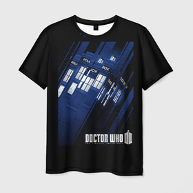 Мужская футболка 3D с принтом Доктор Кто в Белгороде, 100% полиэфир | прямой крой, круглый вырез горловины, длина до линии бедер | doctor who | film | move | доктор кто | кино | путешествия | фантастика | фильм